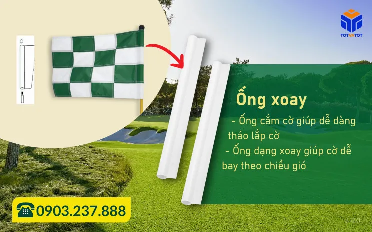 Ống treo cờ golf nhựa (Flag tube)